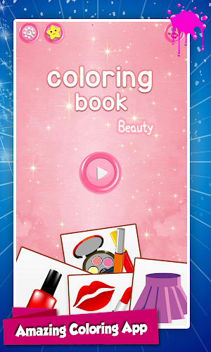 Beauty Coloring Book For Kids - ART Game Screenshot 0