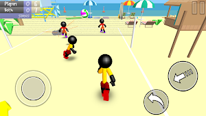 Stickman Beach Volleyball Screenshot 2