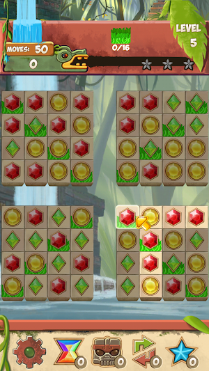 Jewels of the Jungle: Match 3 Screenshot 2