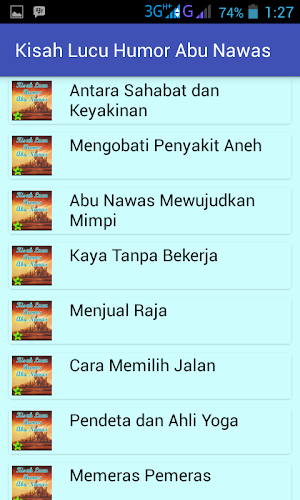 Kisah Lucu Humor Abu Nawas Screenshot 1