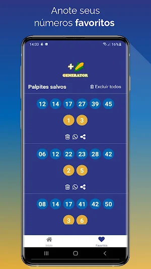 +Milionária - Gere seu palpite Screenshot 3