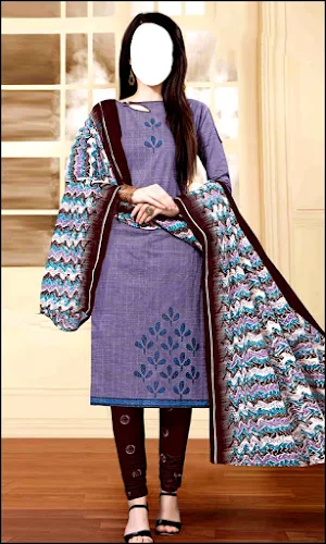 Womens Churidar Neck Dresses Screenshot 1