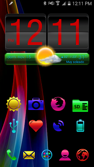 ICON PACK COLORS METAL THEME Screenshot 2