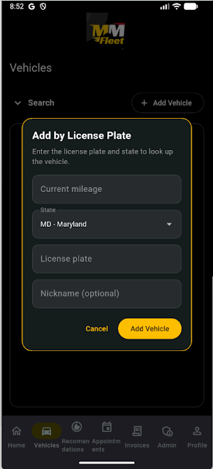 Fleet Manager Screenshot 1
