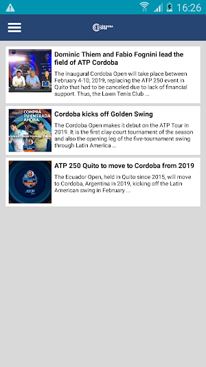 Cordoba Open Screenshot 0