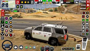 City Cop Car Game 3D Screenshot 0