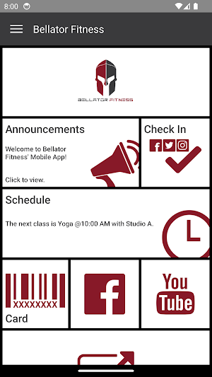 Bellator Fitness Screenshot 1