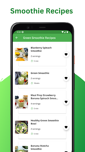 Green Smoothie Recipes Offline Screenshot 1