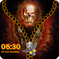 Skull Lock Screen & Wallpaper