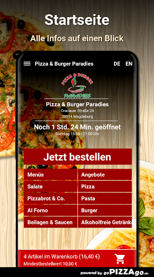 Burger Paradies Magdeburg Screenshot 1