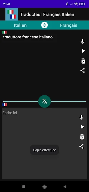 French Italian Translator Screenshot 3