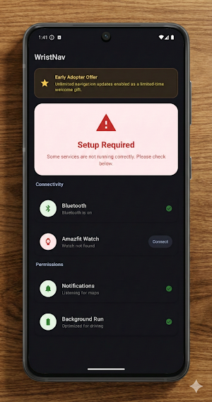 WristNav: Maps & Navigation Screenshot 1