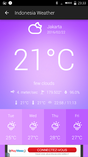 Indonesia Weather Screenshot 2