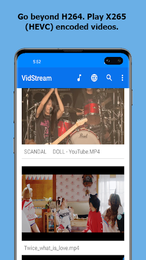 VidStream - HD Video Player Screenshot 1