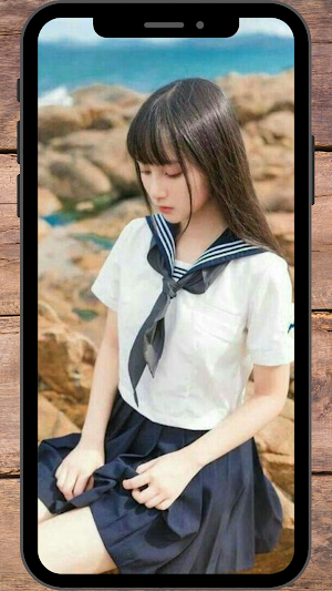 Japanese Girl Wallpaper Screenshot 1
