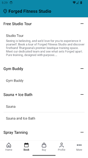 Forged Fitness Studio Screenshot 1