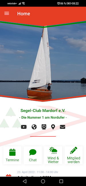 Segel-Club Mardorf e.V. Screenshot 1