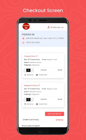 Pizzeria 24 Screenshot 2