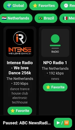 Global Radio-Live FM Screenshot 1
