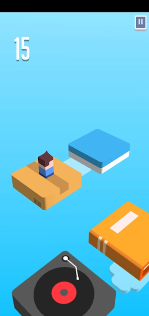 O Aventureiro Azul Flip Jump Screenshot 3