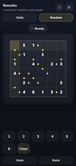 Renzoku - Consecutive Puzzle Screenshot 3