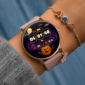 Halloween Pumpkin Watch Face Screenshot 0