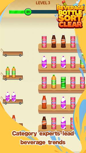 Beverage Bottle Sort Clear Screenshot 2