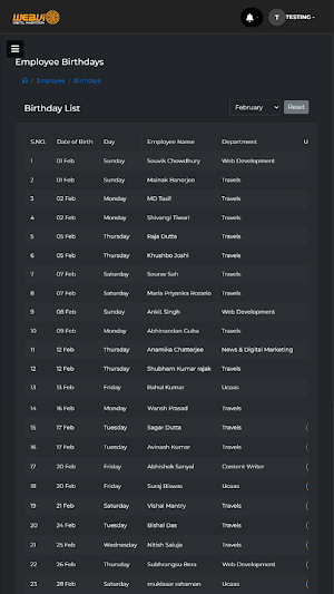 Webvio EMS Screenshot 3