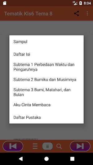 Buku Kelas 6 SD/MI Tema 8 Screenshot 1