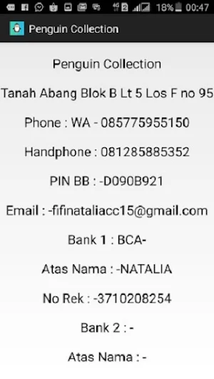 Penguin Collection Tanah Abang Screenshot 0