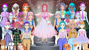 Fashion, Dress Up: Anime Games Screenshot 3