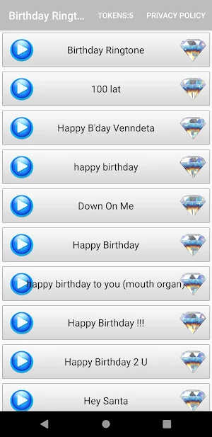 Birthday Ringtones Screenshot 1
