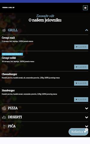 Pizzeria & Grill ZIP Screenshot 2