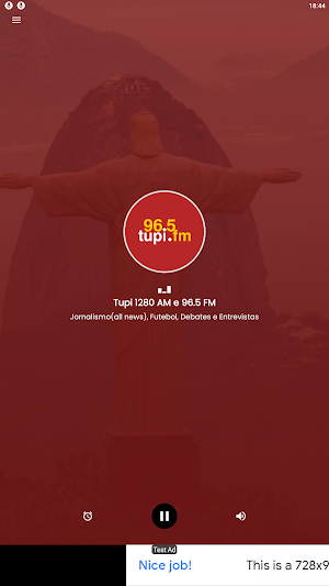 Rádio Tupi 1280 AM e 96.5 FM - Rio de Janeiro Screenshot 0