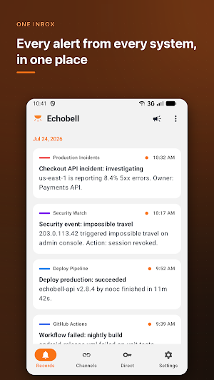 Echobell: Webhook Push Alerts Screenshot 0