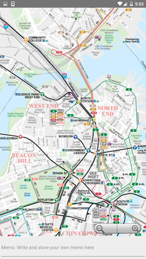BOSTON BUS SYSTEM MAP MBTA Screenshot 3