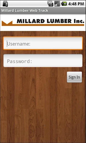 Millard Lumber Web Track Screenshot 0