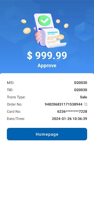 NEXGO SoftPOS Demo Screenshot 2