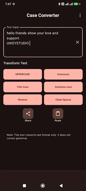 Text Case Converter Screenshot 0