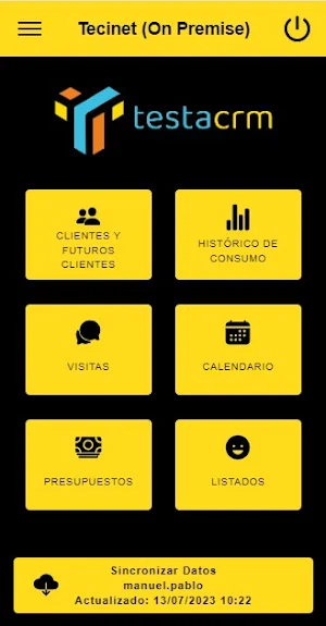 TestaCRM Screenshot 1