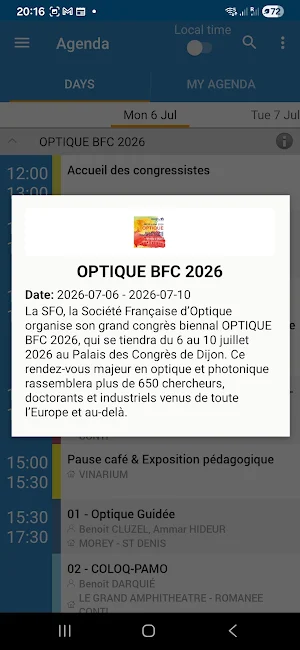 OPTIQUE BFC 2026 Screenshot 1