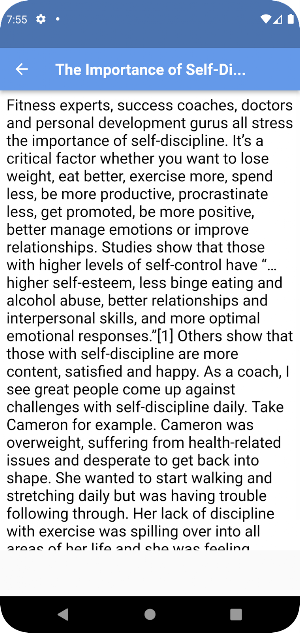 Daily - Self discipline Screenshot 2