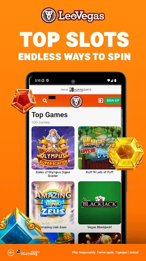 LeoVegas Online Casino Ontario Screenshot 0