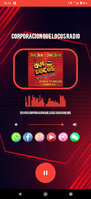 CORPORACION QUE LOCOS RADIO Screenshot 0