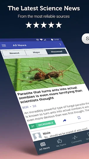 Science News & Discoveries - NF Screenshot 0
