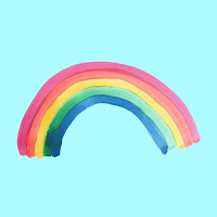 Aesthetic Rainbow Wallpaper 4K