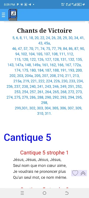 Chant de Victoire Screenshot 0
