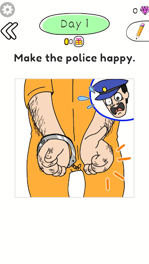 Draw Happy Police Screenshot 1
