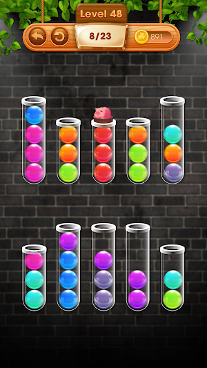 Woody Ball Sort - Color Puzzle Screenshot 1