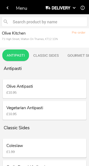 Olive Kitchen Screenshot 1